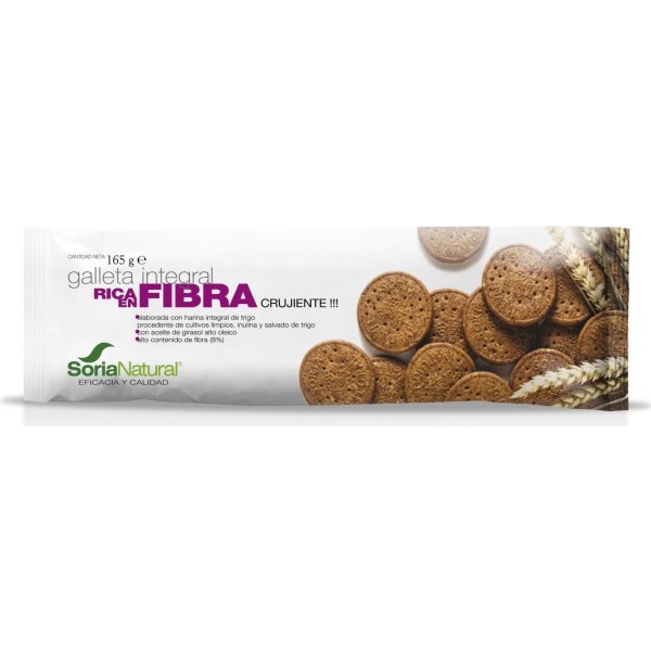 Soria Natural Galleta Integral Rica En Fibra 165G