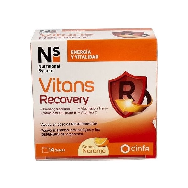 NS Vitans Recovery Energía y Recuperación 14 Sobres